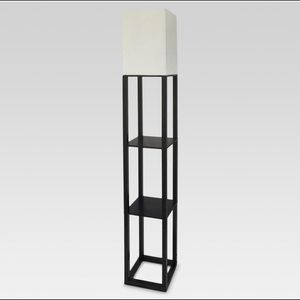 Shelf Floor Lamp Black Threshold